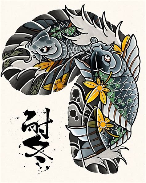 雙鯉魚刺青意思|解密鯉魚刺青象徵